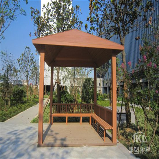 北京建盟木塑凉亭品牌厂家定制安装