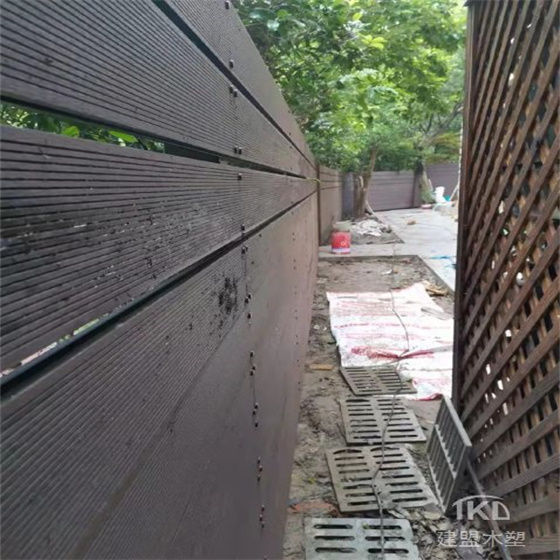 北京木塑花架庭院塑木栅栏